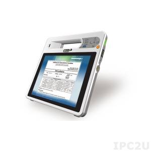 ICEFIRE2-T10-HU-R11 10.4&quot; TFT-LCD Mobile Clinical Assistant w/ Intel Atom N2800 1.86GHz CPU, Multi-Touch & Digitizer Dual Mode, 4GB DDR3 RAM, HSUPA, 802.11 b/g/n Wireless, Bluetooth, 1D/2D Barcode Scanner, RFID, 3MP Rear / 1.3-megapixel Front Camera, 8GB mSATA, WS7P