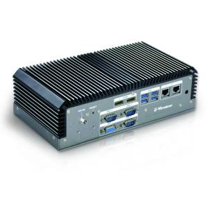 ECN-360A-ULT3-i5/4G Безвентиляторный встраиваемый компьютер, Intel Core i5-6300U, до 32Гб DDR4 2133/1866MHz, 2xHDMI, 2xGLAN, 3xCOM, 4xUSB, 8-bit DIO, 2x802.11b/g/n (опция), отсеки2x2.5 SATA, 2xMini PCIe, 12V DC, -20..60C