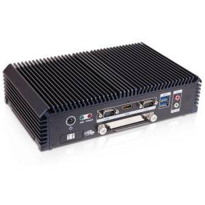IVS-200-ULT2-C/4G Безвентиляторный компьютер с Intel Celeron 3765U 1.7ГГц, 4Гб RAM, TDP 15Вт, HDMI, VGA, 4xGbE LAN, 2 x RS-232/422/485, отсек 1 x 2.5&#039;&#039; SATA HDD, 9...36В DC