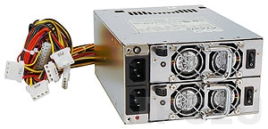 ACE-R4140AP-RS Дублированный Mini Redundant источник питания переменного тока 400Вт ATX, с двумя модулями ACE-R4140AP1-RS, с PFC, RoHS