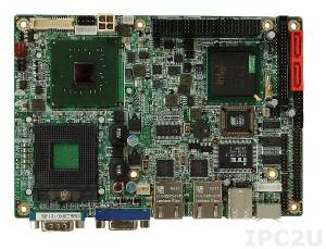 NANO-9452 Процессорная плата формата EPIC Intel Core Duo/Core Solo Socket-M c VGA, 2xGb LAN, 2xSATAII, CF Socket, Audio, слот расширения PCI-104