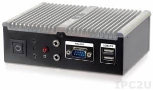 uIBX-230-BT-N2/2G Безвентиляторный встраиваемый компьютер с Intel Bay-Trail N2930 1.83ГГц,TDP 7.5Вт, 2Гб DDR3L RAM, 1 x VGA, 1 x RS-232, 1xGbit LAN, 4xUSB, Audio, отсек 2.5&quot; HDD, 12В DC, адаптер питания 12В